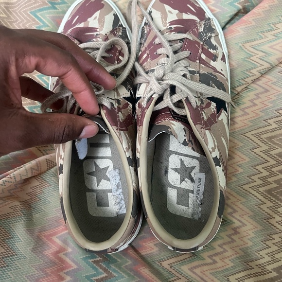 Converse One Star Pro Ox Low Top Brushstroke Camo Mens Size 9 Mens A03679c Used - Picture 8 of 11